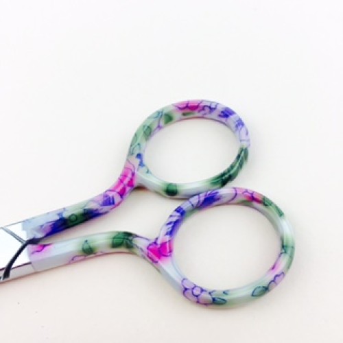 Set of 2 Pairs Scissors with Floral Handle